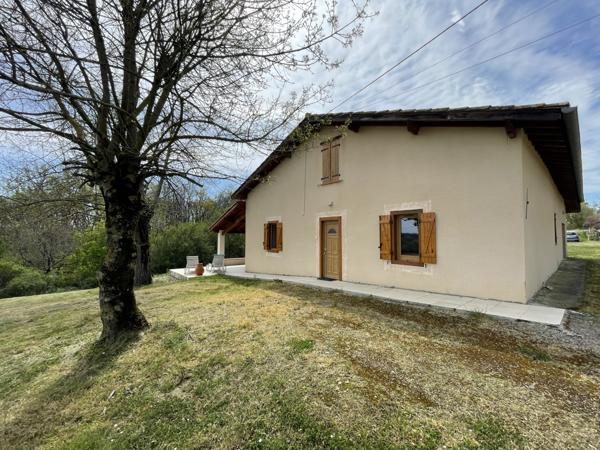 Gimont (32200) Charmante maison de 82m2 habitables, T3, garage, terrain + bois
