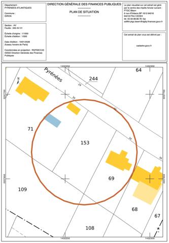 Terrain à vendre de 920,00 m² IDRON (64)