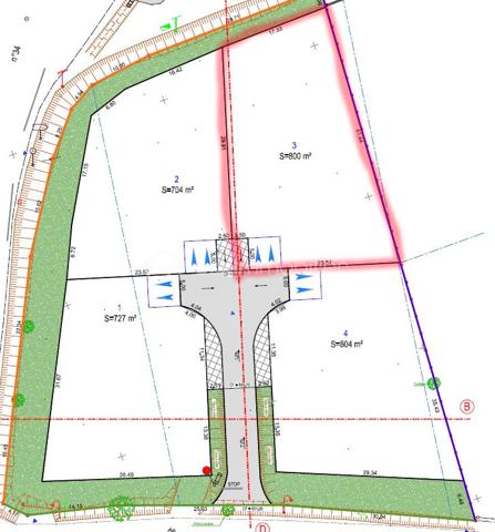 Terrain de 800 m²