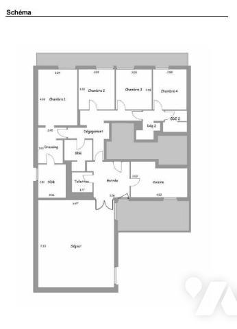 NEUILLY SAUSSAYE 5P avec BALCONS/TERRASSES DERNIER ETAGE.