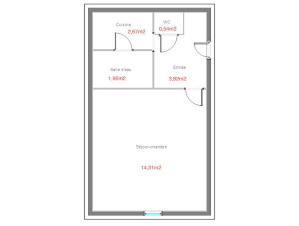 Charmant studio de 24m²