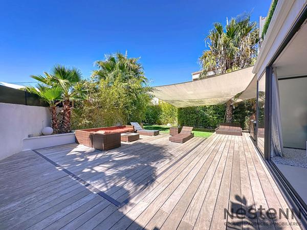 Appartement rez de jardin a 200m de la plage 4 pieces