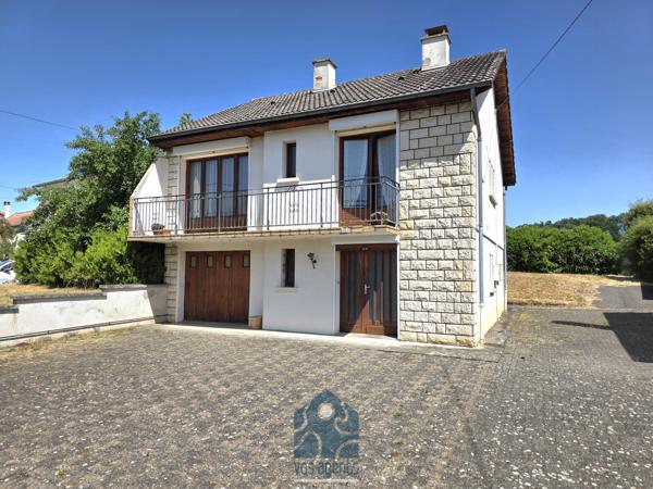 Maison individuelle 5 pièces avec garage, cave, annexes et terrain