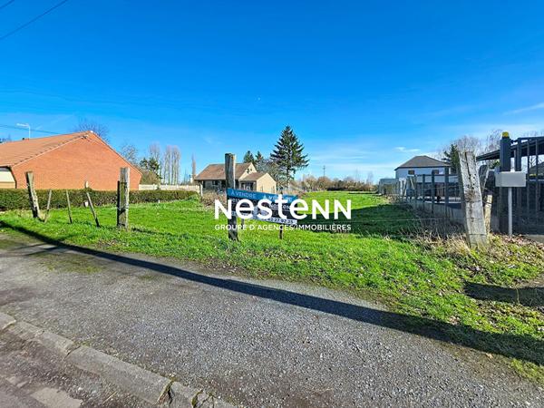 Terrain Fenain 1869m2, 19m de façade environ, Secteur calme