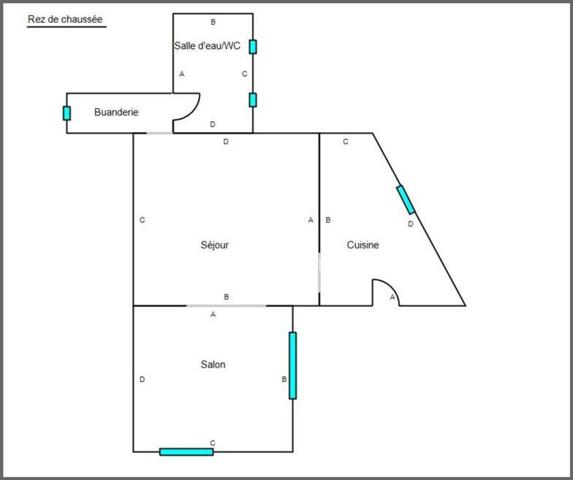 Maison à NOIRTERRE, 79300 - 5 pièces 104m²