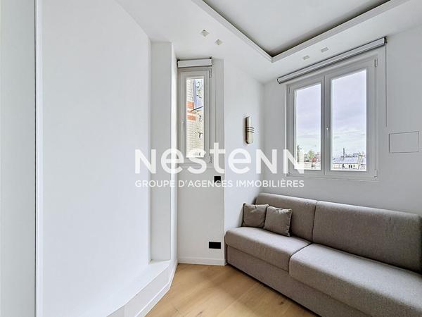 Paris 17e - Batignolles - Rue Nollet ? Superbe 3 pièces de 59,81 m² refait à neuf avec balcon filant et aucun travaux