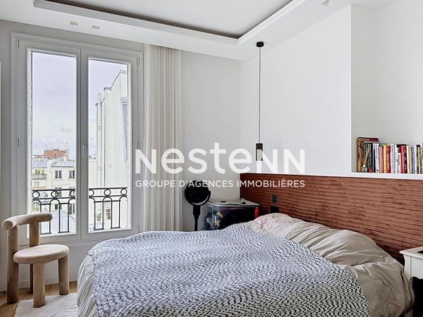 Paris 17e - Batignolles - Rue Nollet ? Superbe 3 pièces de 59,81 m² refait à neuf avec balcon filant et aucun travaux
