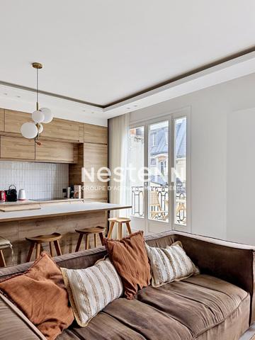 Paris 17e - Batignolles - Rue Nollet ? Superbe 3 pièces de 59,81 m² refait à neuf avec balcon filant et aucun travaux