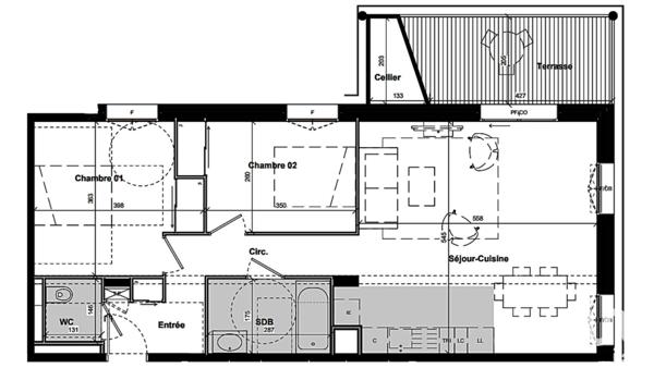 Appartement à vendre 3 pièces 68 m² Saint-Julien-en-Genevois