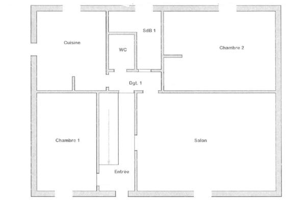 Maison familiale à rénover dans une copropriété bénévole 131.27 m2