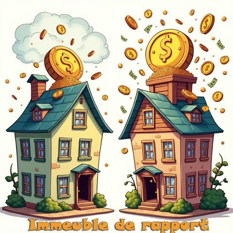 Lot de 4 appartements / Rapport locatif 22 416 € par an