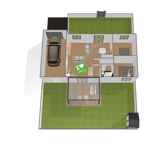 Maison 4 pièces - 60 m² Exclusivité efficity