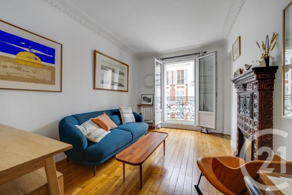 Appartement F2 à vendre  2 pièces - 39,73 m2 PARIS - 75019