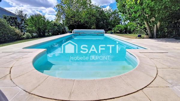 LE HAILLAN : MAISON AU CALME, 4 CHAMBRES, PISCINE, GARAGE