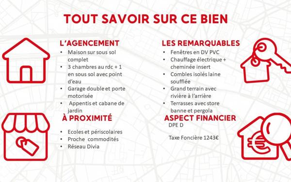 Maison à vendre    5 pièces •  Magny-sur-Tille