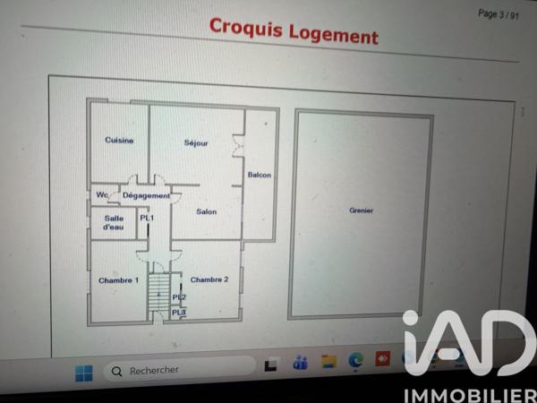 Maison à vendre 4 pièces 70 m² Bourbon-Lancy