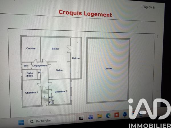 Maison à vendre 4 pièces 70 m² Bourbon-Lancy