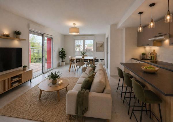 Appartement 3 pièces 63 m² BEGLES - 33130