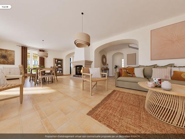 BEAUMONT Bâtisse lumineuse 7 chambres 295 m² jardin et piscine