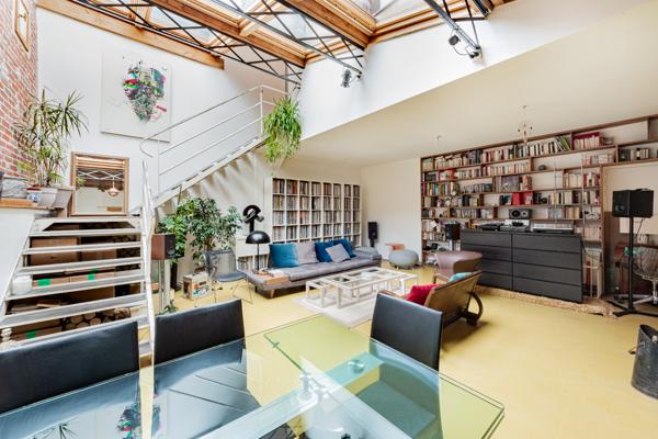 93300 Aubervilliers - Loft 131.3 m² - 3 chambres - Terrasse 55 m²