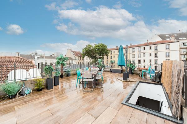 93300 Aubervilliers - Loft 131.3 m² - 3 chambres - Terrasse 55 m²