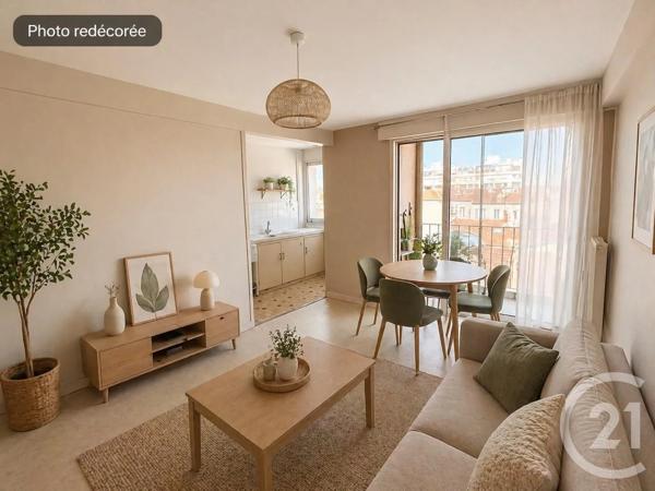 Appartement F2 à vendre  3 pièces - 49,77 m 2   VANDOEUVRE LES NANCY  - 54