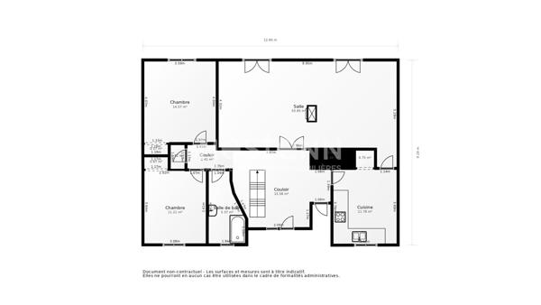 Maison avec vie de plain pied à vendre à Cublac côté la Rivière de Mansac - 5 chambres - Grand sous sol - Jardin arboré