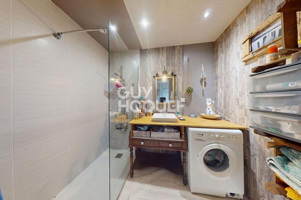 Ensemble immobilier avec appartement T2 + garage, local commercial et jardin à SAMADET