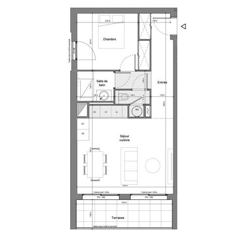 Appartement à vendre 2 pièces 49 m² Uzès