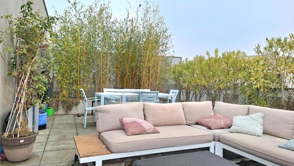 RARE APPARTEMENT DE 91 M² - 4 PIECES - 3 CHAMBRES - DERNIER ETAGE - TERRASSE DE 35 M² - SANS VIS A VIS - CHATENAY-MALABRY