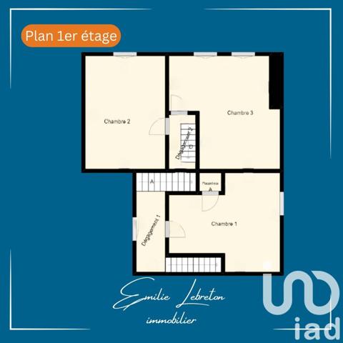 Maison de ville 6 pièces de 114 m² à Caudebec-lès-Elbeuf (76320)