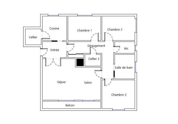 Appartement Montigny Les Metz F5 88.93 m2