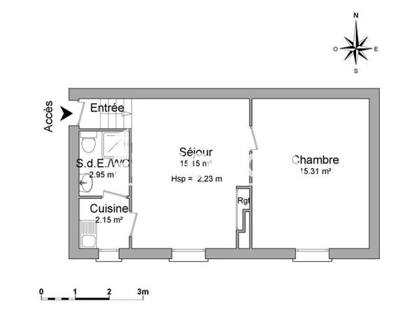 Location Appartement 2 pièces 35 m² - 33 RUE JEAN MOULIN Charleville Mezieres 08000