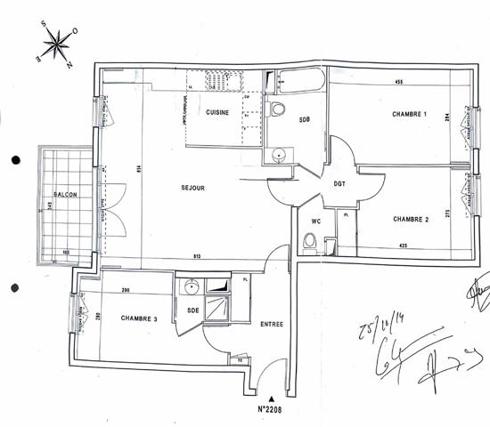 Appartement 4p 87m² Suresnes