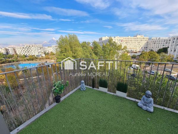 Appartement T2 balcon + place parking sécurisée
