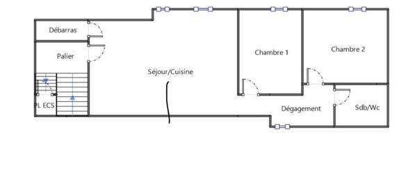 Appartement à vendre 3 pièces 47 m² Honfleur