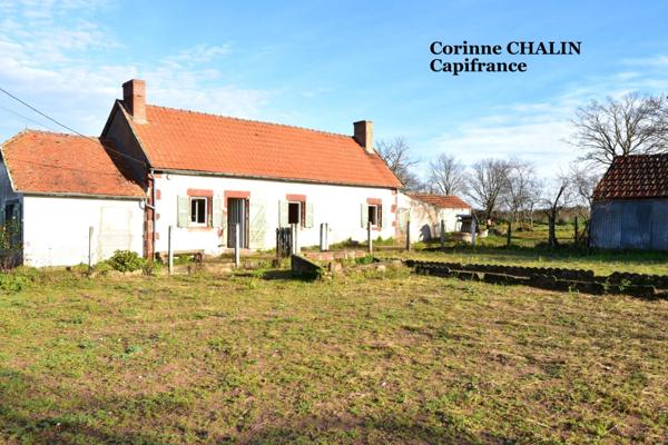 Longère à vendre 4 pièces 75m2 sur 1500m2 de terrain LIERNOLLES (03)