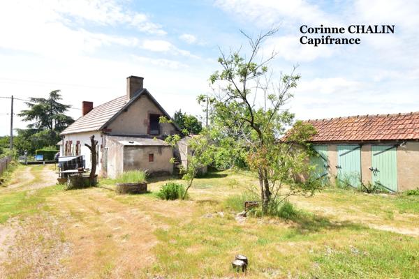 Longère à vendre 4 pièces 75m2 sur 1500m2 de terrain LIERNOLLES (03)