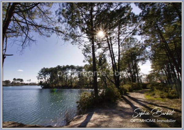 EXCLUSIVITE - Biganos Lac Vert - Appartement studio avec jardinet et parking à vendre avec locataire en place