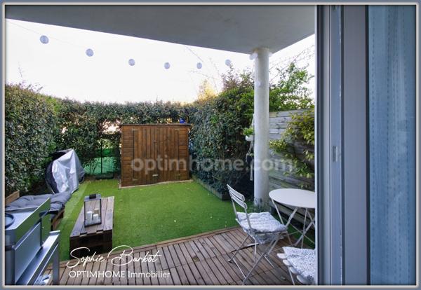 EXCLUSIVITE - Biganos Lac Vert - Appartement studio avec jardinet et parking à vendre avec locataire en place