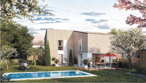 Villa T4 d'environ 129.40cm² avec jardin et garage