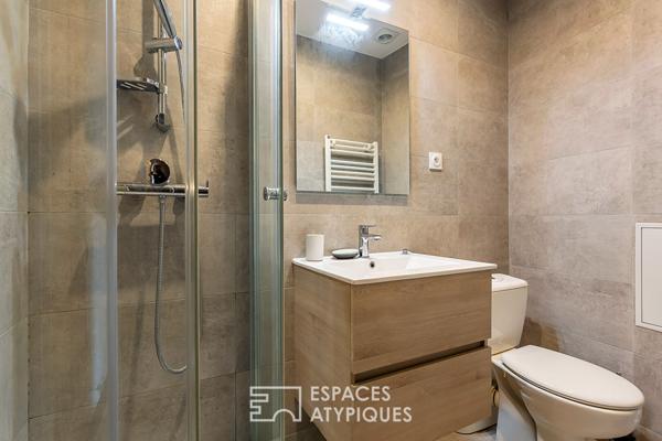 Appartement familial de caractère avec vue Saône et jardin commun