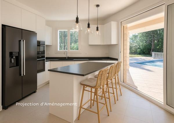 Brignoles (83170) VILLA BRIGNOLES - 204 m² Habitables - 5000 m² terrain - Piscine - Garage