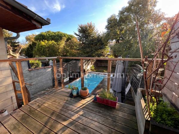 Maison bordelaise rénovée avec piscine - 120 m2 - 3 chambres- Cave de 60m2-