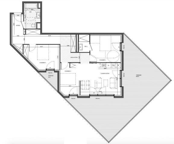 Appartement (neuf) à vendre 4 pièces 84 m² Montpellier