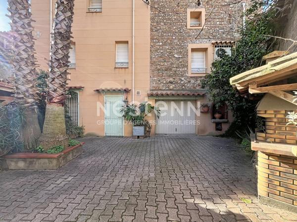 Torreilles - A VENDRE Maison centre village de 6 pièces avec cour ,terrasse arborée et garage