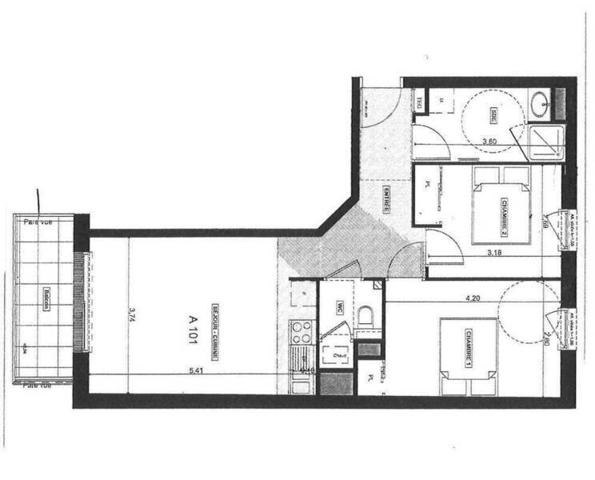 Appartement 3 pièces - 44380 Pornichet