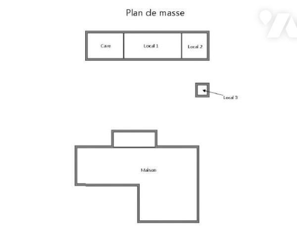 Maison de bourg de 60m² de plain pied rénovée avec garage et dépendances sur MARESCHE