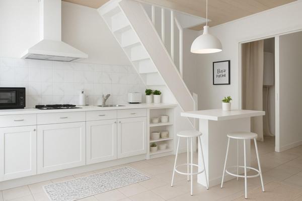 Appartement en duplex avec terrain de vie de plain-pied