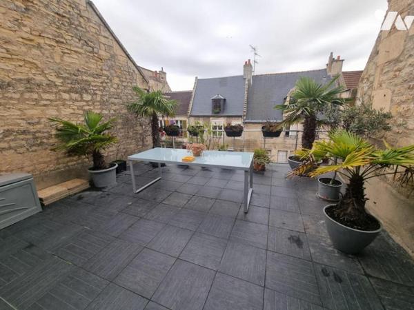 Caen centre maison avec terrasse